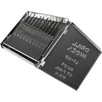 Jeu de forets s&eacute;rie courte combin&eacute;s robustes, 20 morceaux, Acier rapide Air Extreme Inc.