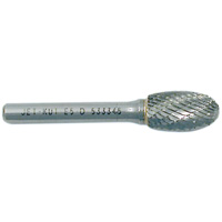 Fraise ovale, 1/4" dia., 1/4" Tige, 3/8" Prof. de la coupe Air Extreme Inc.