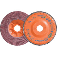 Disque &agrave; lamelles Stainless Enduro-Flex, 5" x 5", Type 27, Grain 40, Alumine de zirconium Air Extreme Inc.