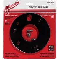 6" Diameter 2-1/2" Center Hole Sub-Base Air Extreme Inc.