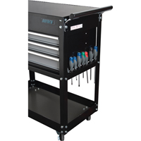 Chariot utilitaire, 4 tiroirs, 18" lo x 33" la x 39" h, Noir Air Extreme Inc.