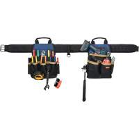 Combin&eacute;s de ceinture &agrave; outils &agrave; 20 pochettes, Polyester, Noir Air Extreme Inc.