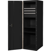 Armoire lat&eacute;rale s&eacute;rie RX, 3 tiroirs, 19" la x 25" p x 61" h, Noir Air Extreme Inc.
