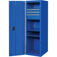 Armoire lat&eacute;rale s&eacute;rie RX, 3 tiroirs, 19" la x 25" p x 61" h, Bleu Air Extreme Inc.