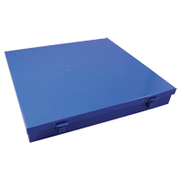 Boîte en m&eacute;tal mince, 12" P x 11-1/2" la x 1-3/4" h, Bleu Air Extreme Inc.