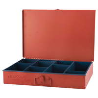 Coffre avec 12 compartiments ajustables, 12" P x 18" la x 3" h, Rouge Air Extreme Inc.