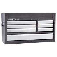 Top Chest - 7 Drawers, 41-1/2" W, 7 Drawers, Black Air Extreme Inc.