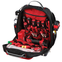 Ultimate Jobsite Backpack, 20" L x 17" W, Black, Ballistic Air Extreme Inc.