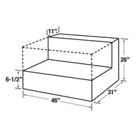 R&eacute;servoir de transfert pour carburant en acier, Acier, Capacit&eacute; 85 gal., Noir Air Extreme Inc.