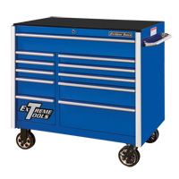 RX Series Rolling Tool Cabinet, 11 Drawers, 41-1/2" W x 25-1/2" D x 40-1/2" H, Blue Air Extreme Inc.