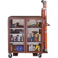 Armoire mobile en treillis, Acier, 37 pi³, Rouge Air Extreme Inc.