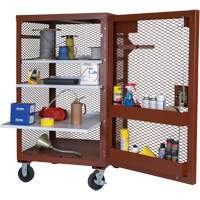 Armoire mobile en treillis, Acier, 22 pi³, Rouge Air Extreme Inc.