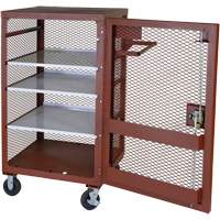 Armoire mobile en treillis, Acier, 22 pi³, Rouge Air Extreme Inc.