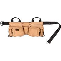 Carpenter's Tool Belt, Leather, Tan Air Extreme Inc.