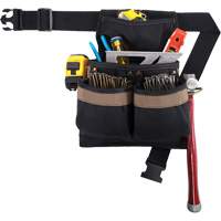 Small Deluxe Tool Belt, Polyester, Black Air Extreme Inc.