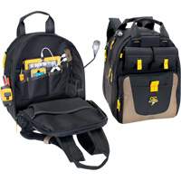 E-Charge Back Pack, 15" L x 10-1/2" W, Black, Polyester Air Extreme Inc.