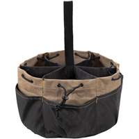 BUCKETBAG Tool Bag, Polyester, 18 Pockets, Black Air Extreme Inc.