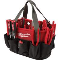 Sac ovale utilitaire, Nylon balistique, 24 pochettes, Noir/Rouge Air Extreme Inc.