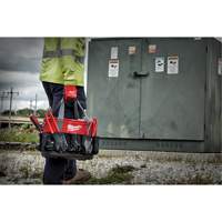 Sac ovale utilitaire, Nylon balistique, 24 pochettes, Noir/Rouge Air Extreme Inc.