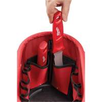Aerial Utility Oval Bag, Ballistic Nylon, 14 Pockets, Black/Red Air Extreme Inc.