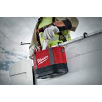 Aerial Utility Oval Bag, Ballistic Nylon, 14 Pockets, Black/Red Air Extreme Inc.