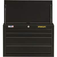 100 Series Tool Chest, 26" W, 4 Drawers, Black Air Extreme Inc.