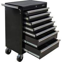 Chariot &agrave; outils industriel, 7 tiroirs, 27" la x 18-3/4" p x 39" h, Noir Air Extreme Inc.