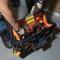 Sac &agrave; outils avec grande ouverture Tradesman Pro, Nylon balistique, 42 pochettes, Noir Air Extreme Inc.