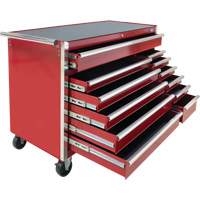 Industrial Tool Cart, 12 Drawers, 56" W x 24-1/2" D x 38-1/8" H, Red Air Extreme Inc.