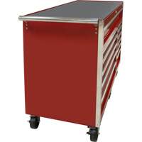 Industrial Tool Cart, 12 Drawers, 56" W x 24-1/2" D x 38-1/8" H, Red Air Extreme Inc.