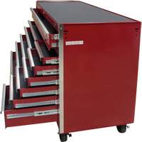 Industrial Tool Cart, 12 Drawers, 56" W x 24-1/2" D x 38-1/8" H, Red Air Extreme Inc.
