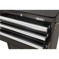 Industrial Tool Cart, 3 Drawers, 29-4/5" W x 21-1/5" D x 38-4/5" H, Black Air Extreme Inc.