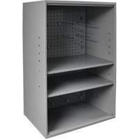 Abrasive Storage Cabinet with Pegboard, Steel, 19-7/8" x 14-1/4" x 32-3/4", Grey Air Extreme Inc.