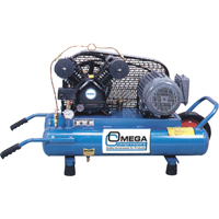 Compresseurs d'air s&eacute;rie entrepreneur, &eacute;lectrique, 6,6 gal. (8 gal. US), 125 PSI, 115/1 V Air Extreme Inc.