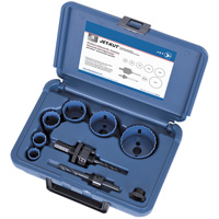 Premium Plumber's Holesaw Kit, 8 Pieces Air Extreme Inc.