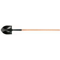 Round Point Shovel, Tempered Steel Blade, Hardwood, Straight Handle Air Extreme Inc.