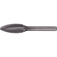 Solid Carbide Burrs - Flame Shaped, 1/8" Dia., 1/8" Shank Air Extreme Inc.