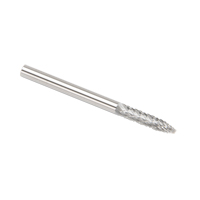Solid Carbide Burrs - Tree Shape Pointed End, SG-44, 3 mm Dia., 1/8" Shank Air Extreme Inc.