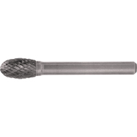 Fraises au carbure solide - Forme ovale, SE-1, 1/4" dia., 1/4" Tige, 3/8" Prof. de la coupe Air Extreme Inc.