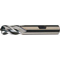 Centre Cutting Ball Nose Single End Finishers, 1/4" Dia., 4 Flutes, High Speed Steel Air Extreme Inc.