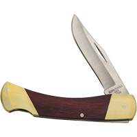 Sportsman Knife with Curved Handle, 2-5/8" Blade, Stainless Steel Blade, Wood Handle Air Extreme Inc.
