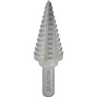 Foret &eacute;tag&eacute; progressif, 1/4" - 3/8", Incr&eacute;ments de 1/8", Acier rapide Air Extreme Inc.