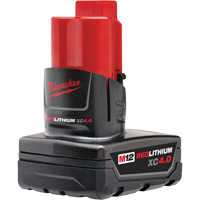 Bloc-piles M12 Redlithium 4.0, Lithium-ion, 12 V, 4 A Air Extreme Inc.