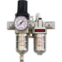 Airflo Compact Filter/Regulator & Lubricator (Gauge Included), 1/4" NPT Air Extreme Inc.