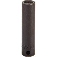 Socket, Impact, 7/16", 3/8" Drive, 6 Points, Deep Air Extreme Inc.