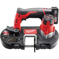 M12 Cordless Sub-Compact Band Saw Kit, 12 V, 1-5/8" Capacity Air Extreme Inc.