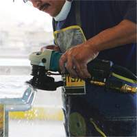 Electronic Stone Polisher, 4" Pad, 7.9 A, 2000-4000 RPM Air Extreme Inc.