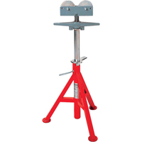 Roller Head  High Pipe Stand #RJ-99, 82-140 cm Height Adjustment, 12" Max. Pipe Capacity, 1000 lbs. Max. Weight Capacity Air Extreme Inc.