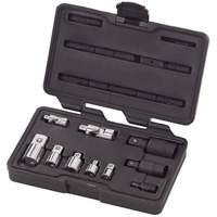 Jeu de douilles &agrave; joints et d'adaptateurs de douilles universelles 1/4", 3/8" et 1/2" &agrave; 10 pi&egrave;ces Air Extreme Inc.