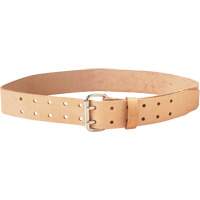 Double Tongue Belt, Leather, Beige Air Extreme Inc.